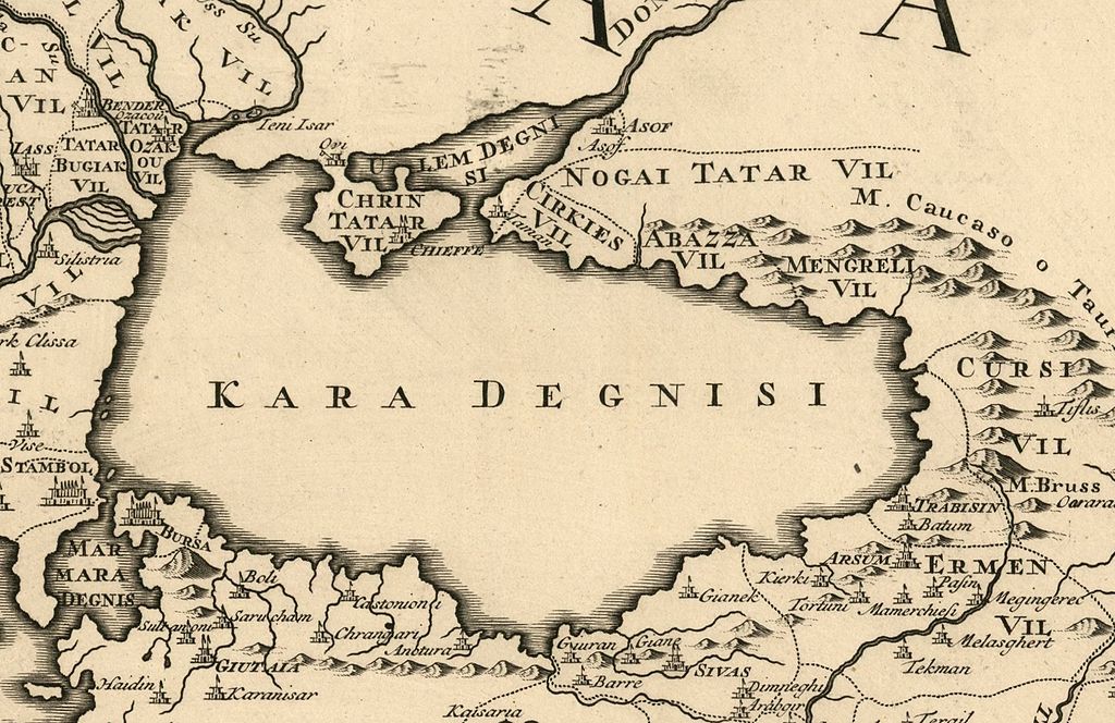 « »       . Abu Bakr Ibn Braham. Mappa dell’Impero Ottomanno. composta da Abubekir Efendi. 1740. 